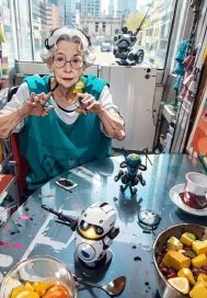 《奶奶的机器人九号场景攻击》小说封面